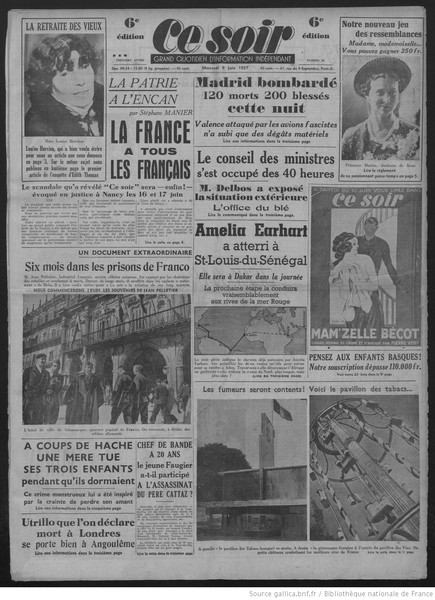 Ce soir / 1937