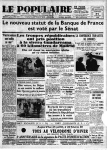 Le Populaire / 1936 Image 1